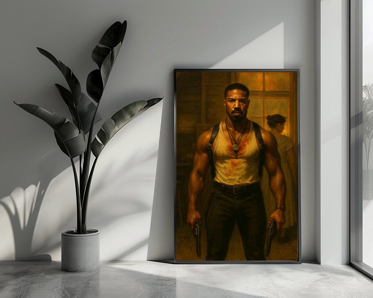 Michael B. Jordan Sinners poster van 25 Artstreet