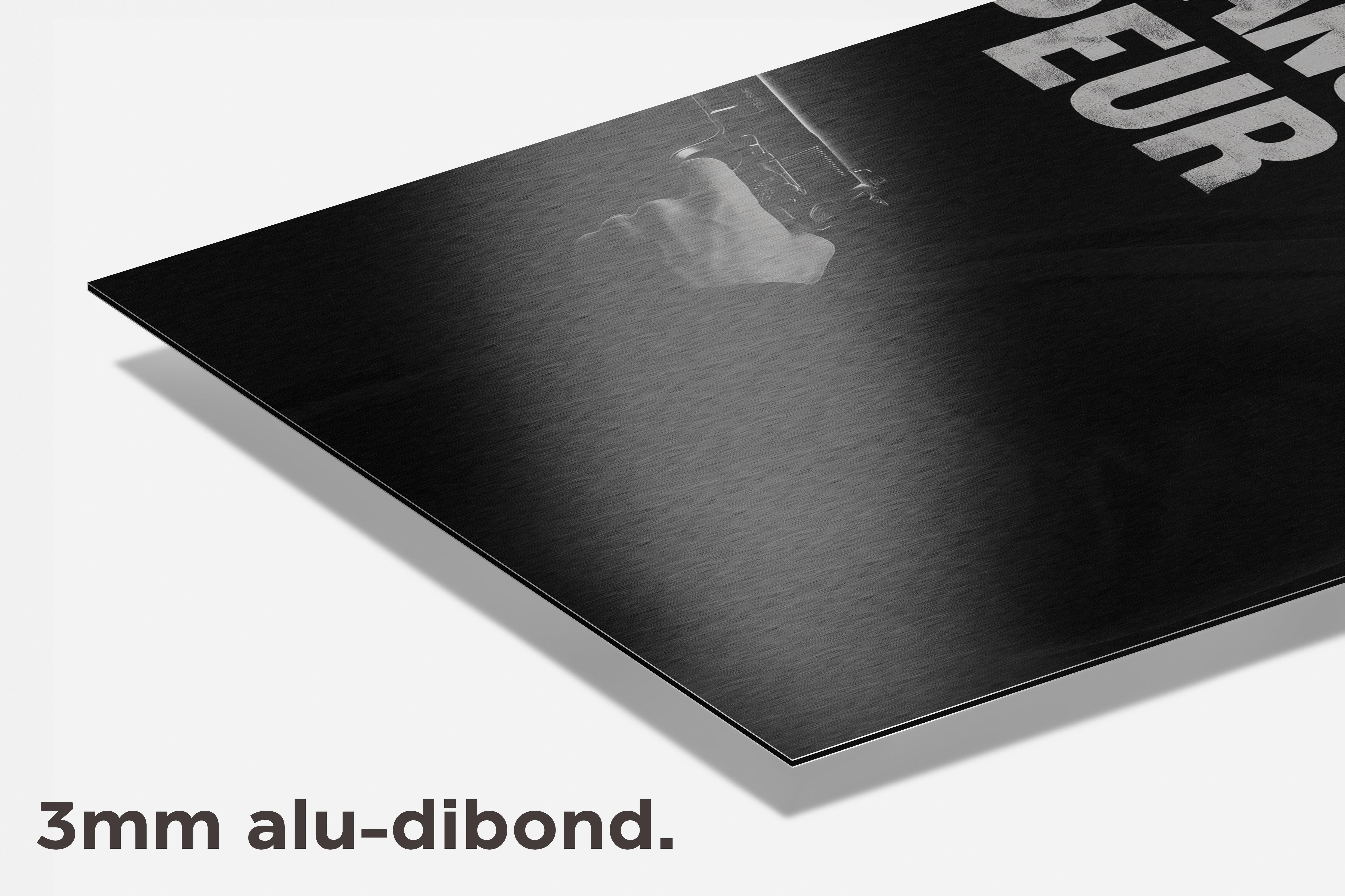 Sans Peur dibond detail