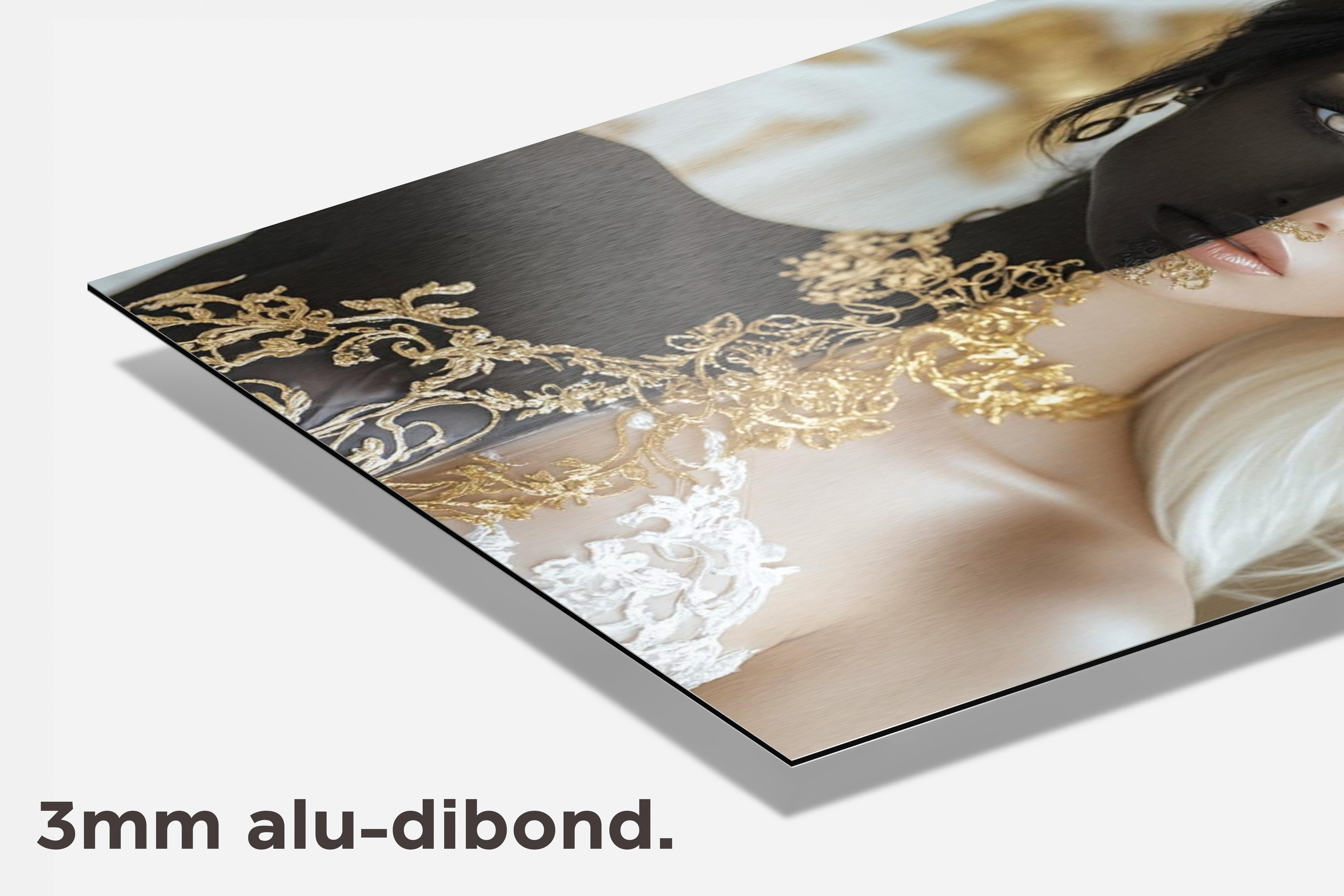 Vrouw Mode dibond detail