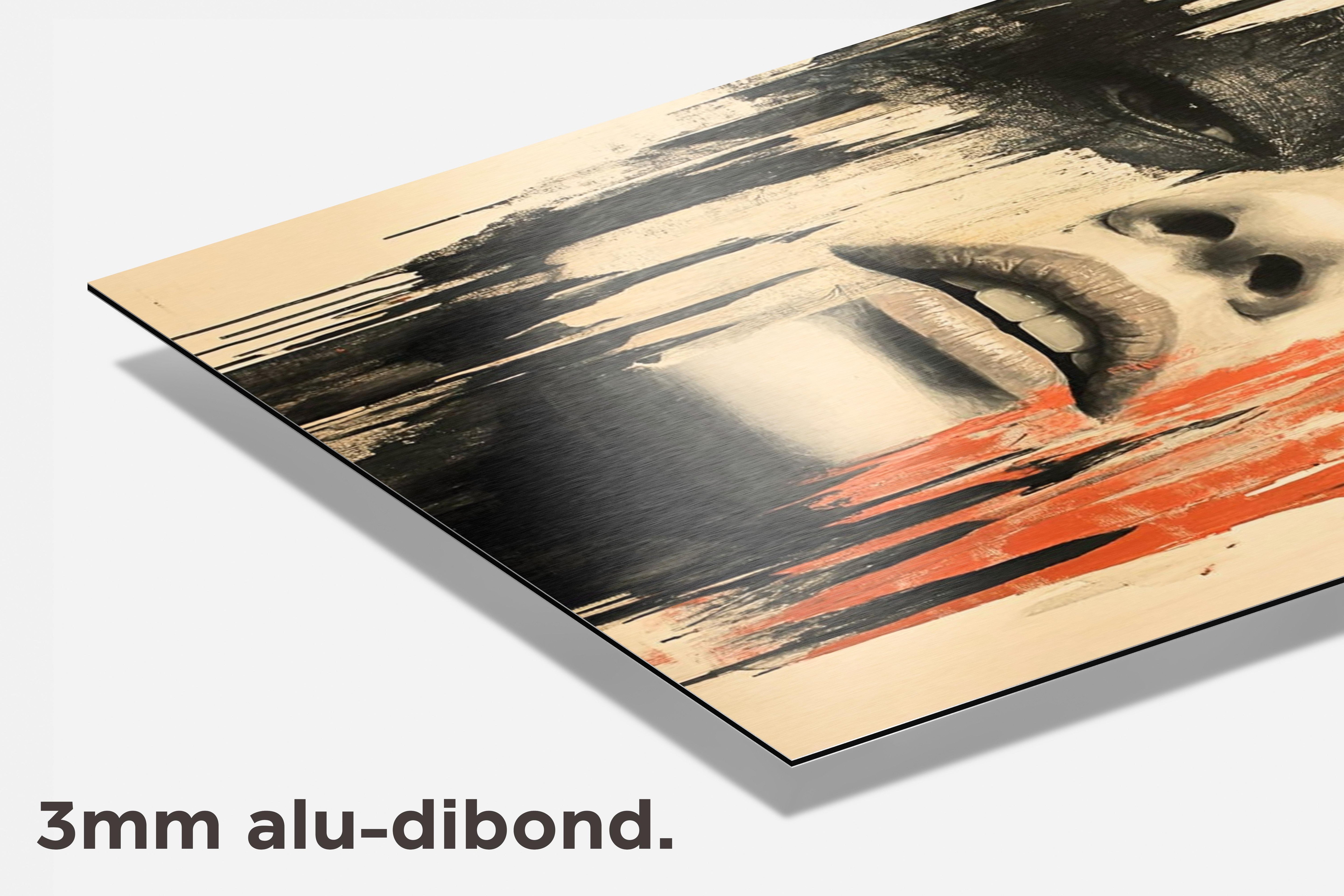 Geveegde Ogen dibond detail