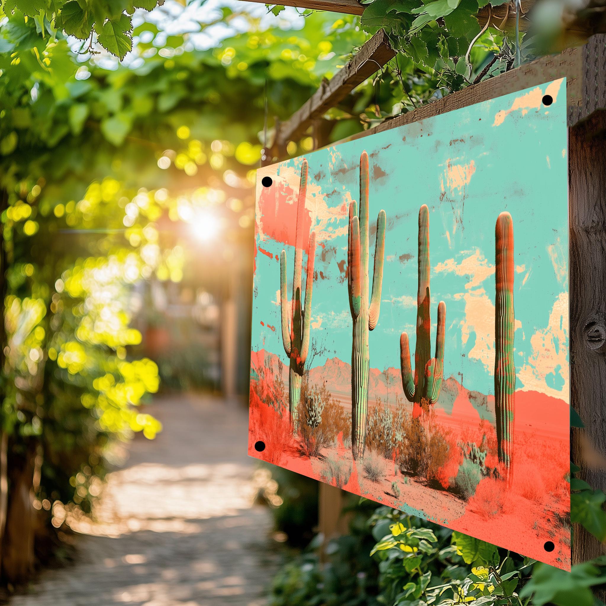 Tuinposter Cactussen sfeerbeeld 4