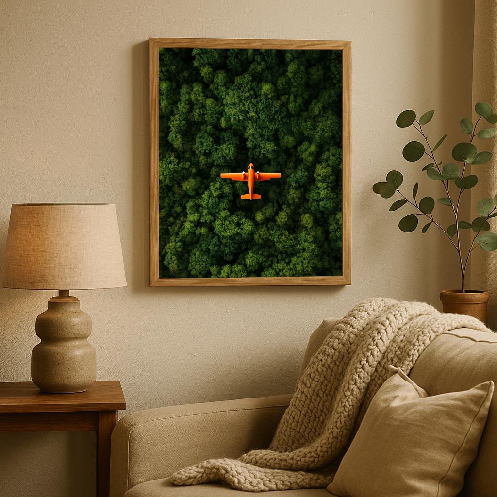 Airplane Forest poster sfeerbeeld 1