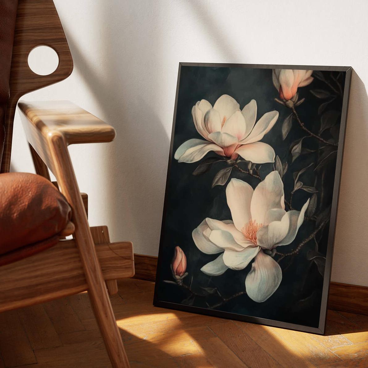 Flowers Magnolia poster van 25 Artstreet