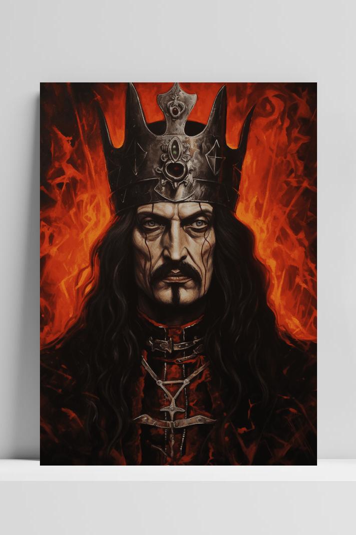 Vlad de Spietser op 3mm aluminium dibond