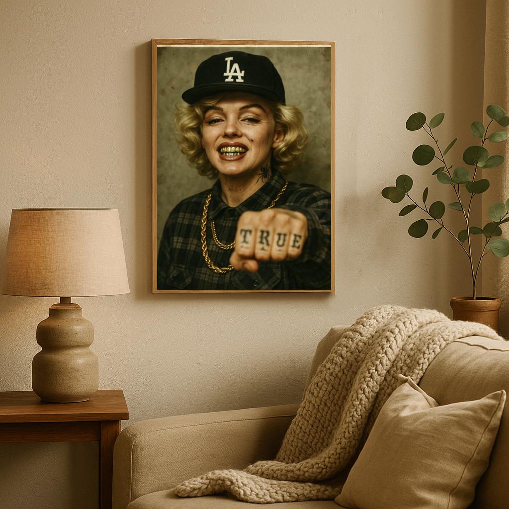Marilyn Monroe Gangster poster sfeerbeeld 2
