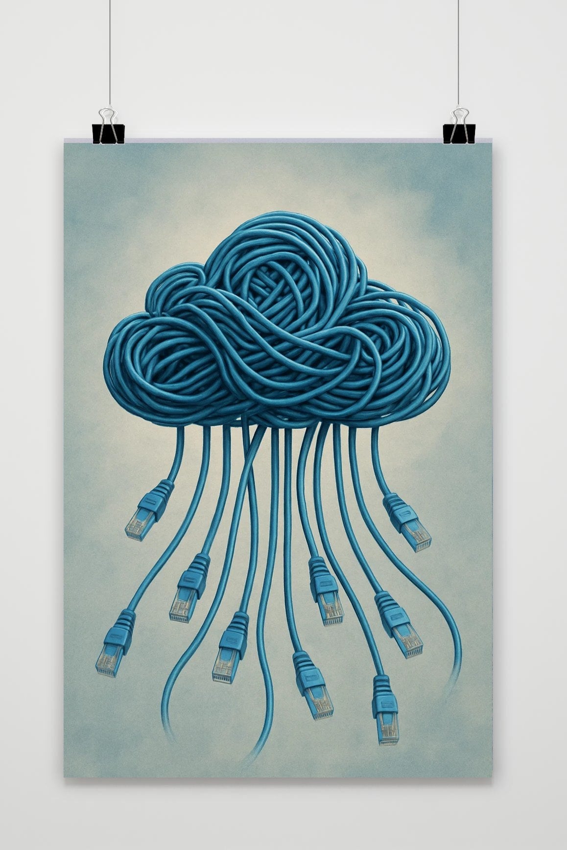 Póster Internet Cables de 25 Artstreet