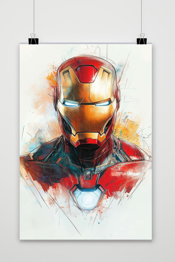 Affiche Iron Man Portrait Marvel