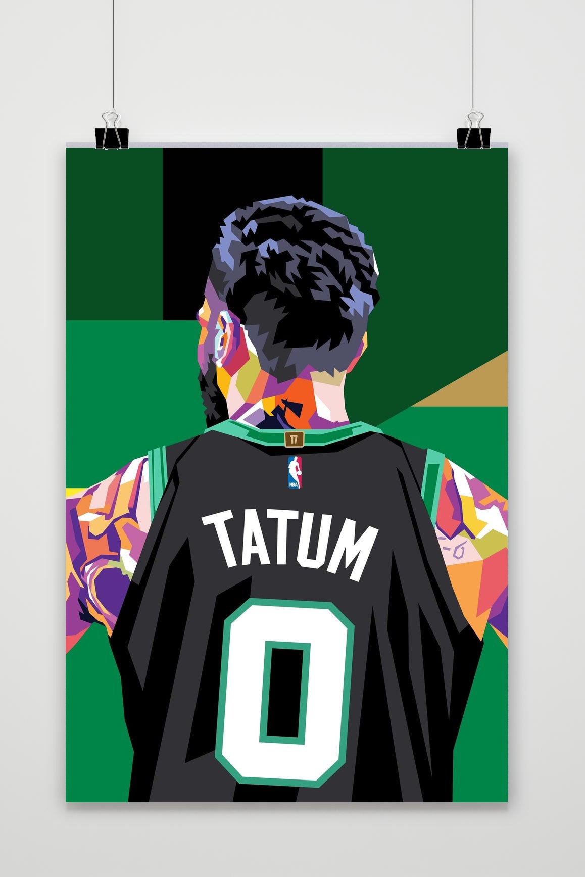 Affiche Jayson Tatum Pop Art de 25 Artstreet