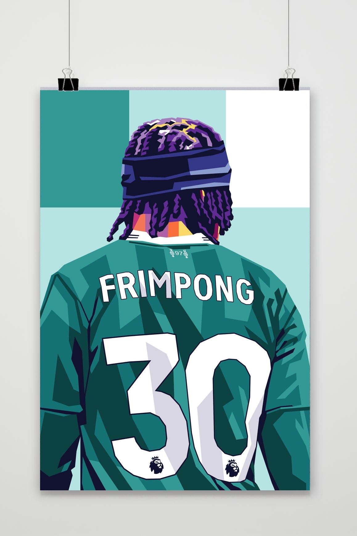 Póster Jeremie Frimpong de 25 Artstreet