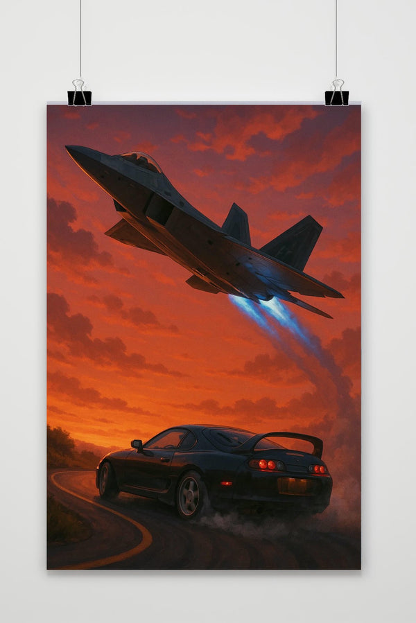 Jet Car Poster