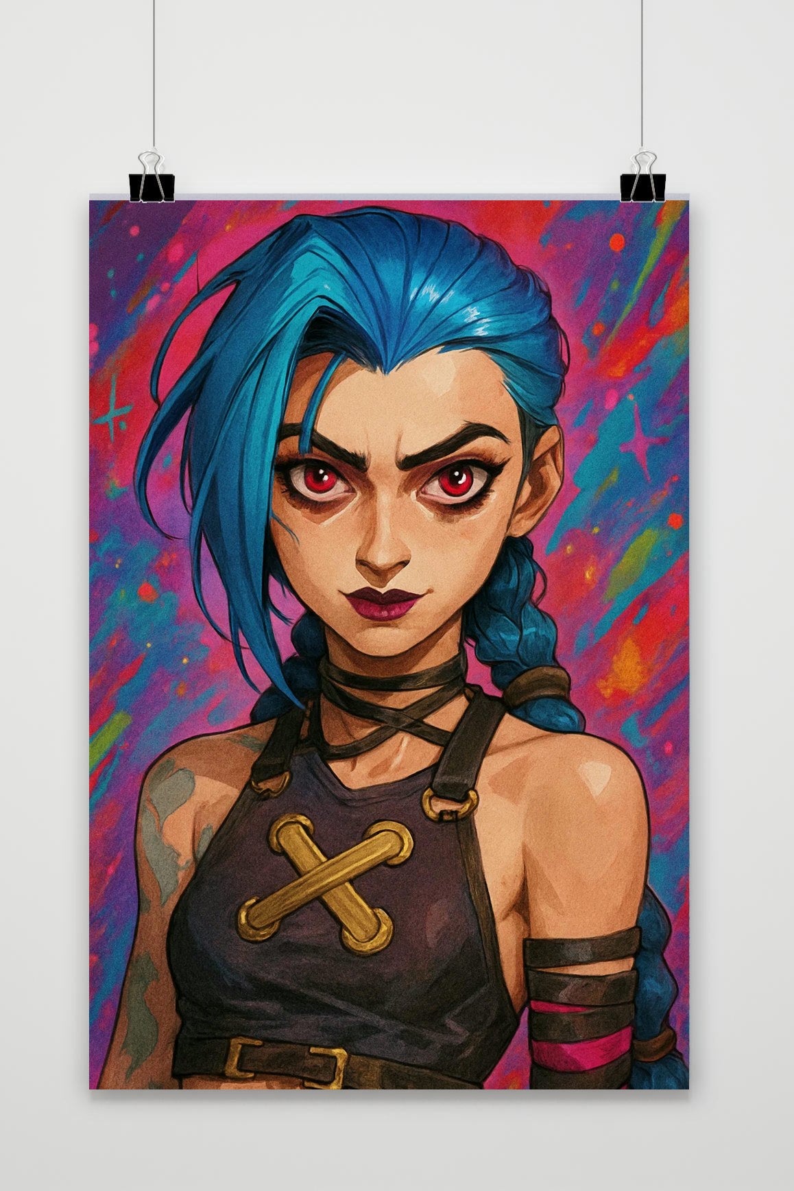 Póster Jinx League of Legends de 25 Artstreet