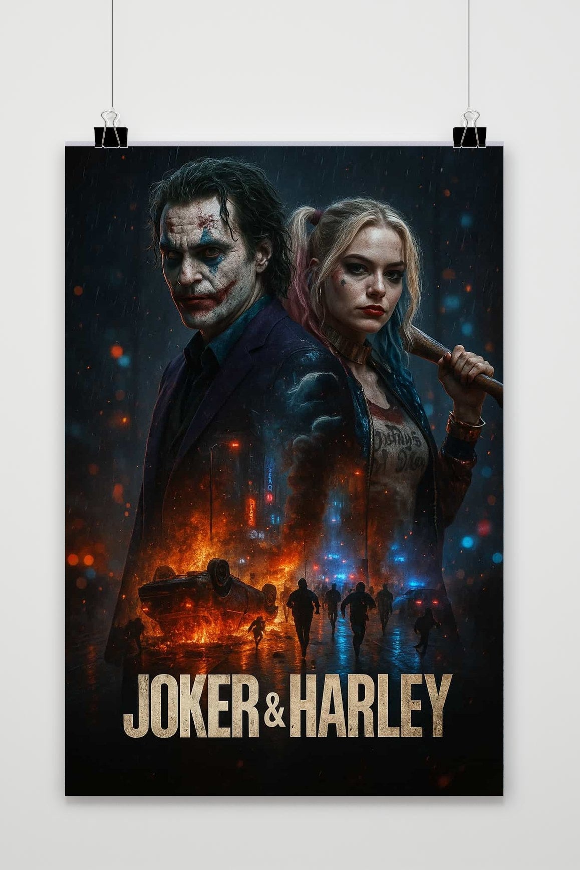Joker Harley Joaquin Phoenix Margot Robbie poster van 25 Artstreet