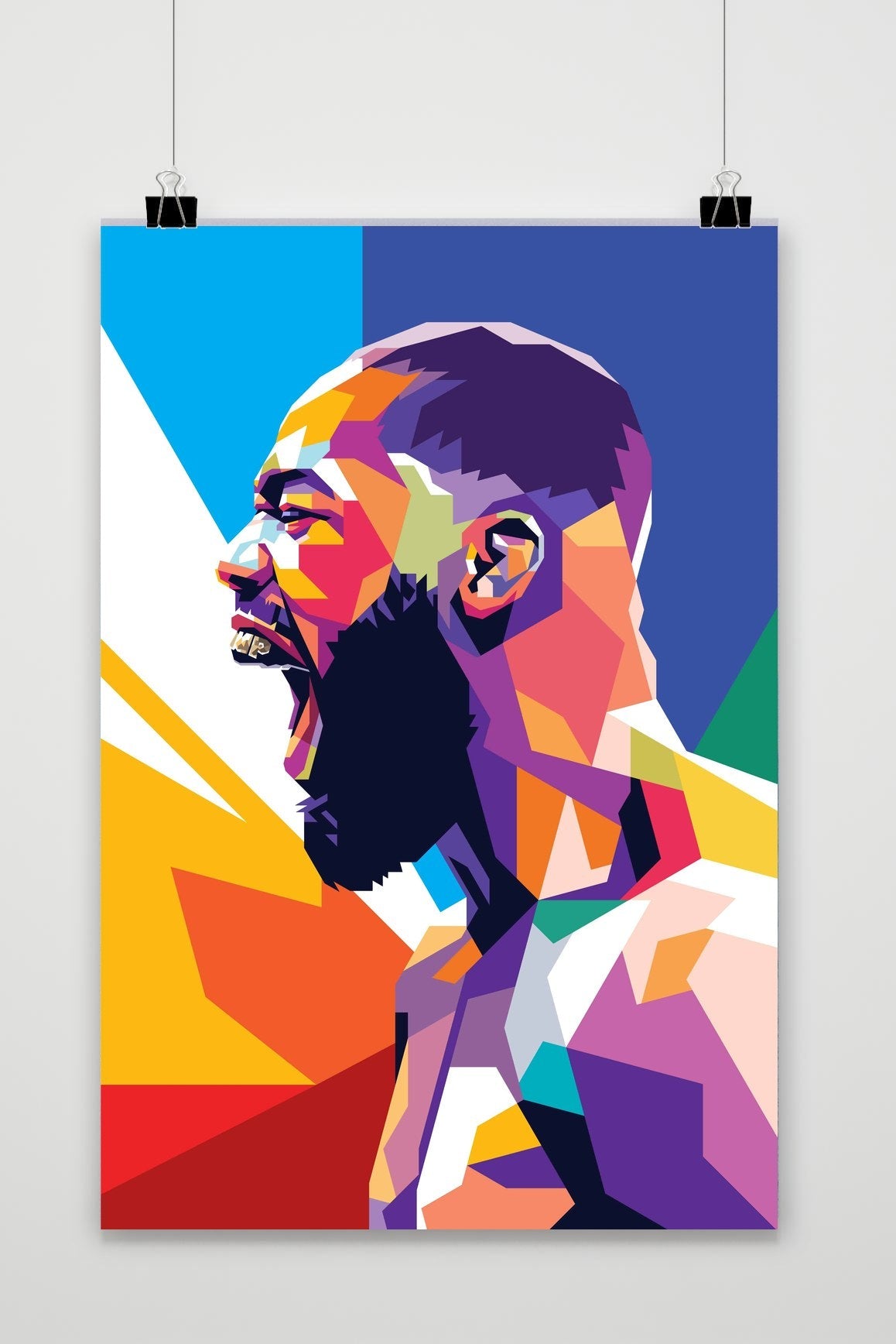 Jon Jones — blauw