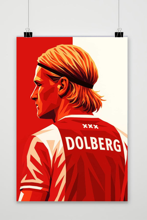 Kasper Dolberg Pop Art poster