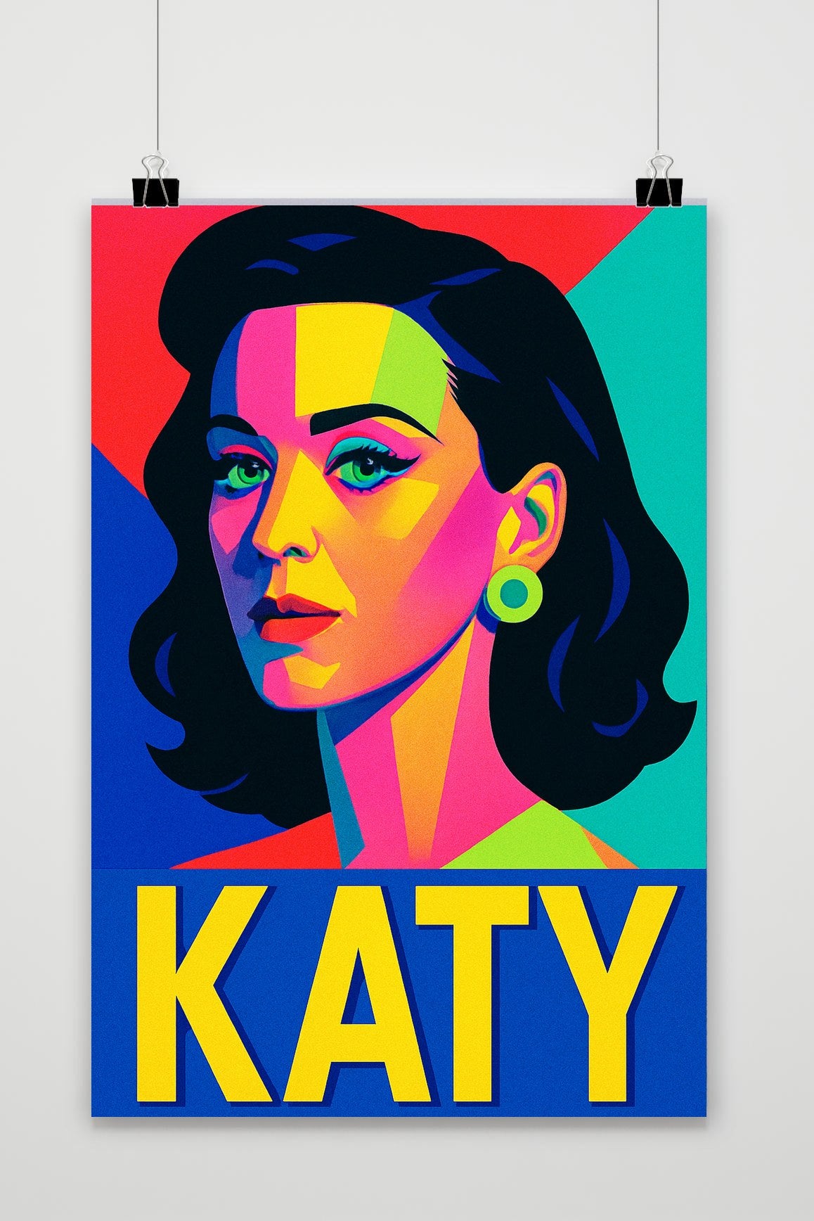 Katy Perry Pop Art poster van 25 Artstreet