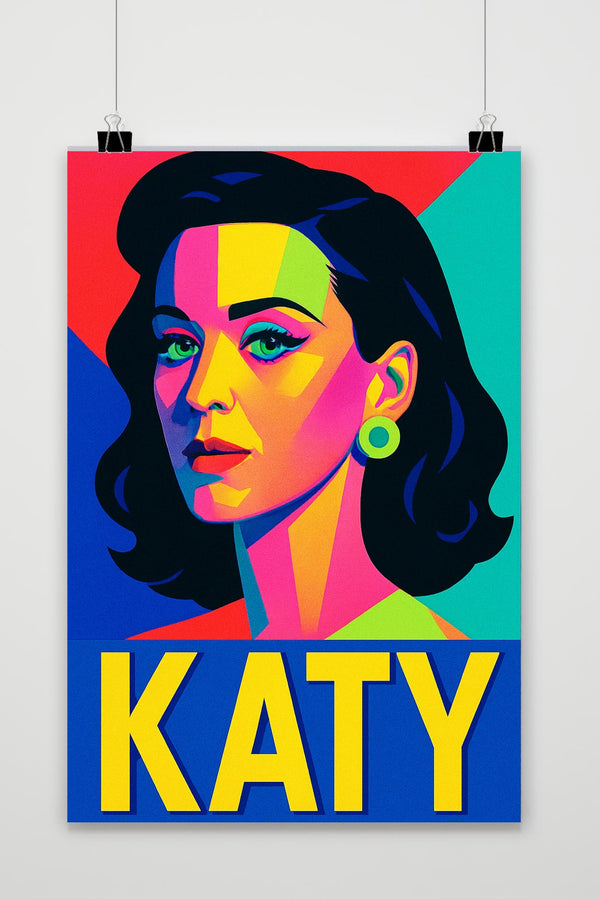 Affiche Katy Perry Pop Art