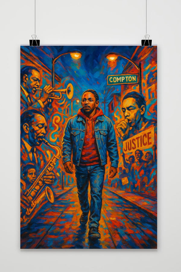 Kendrick Lamar Mural poster