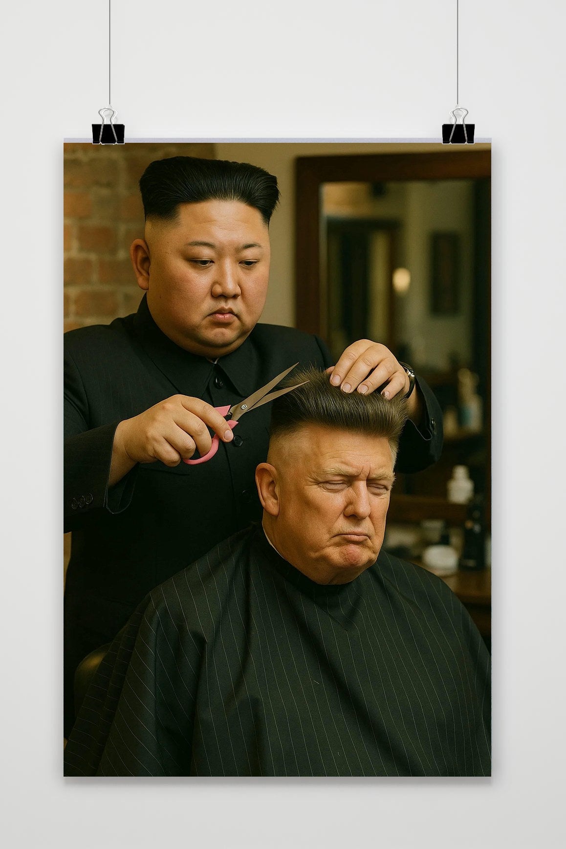Póster Kim Jong Un Donald Trump de 25 Artstreet