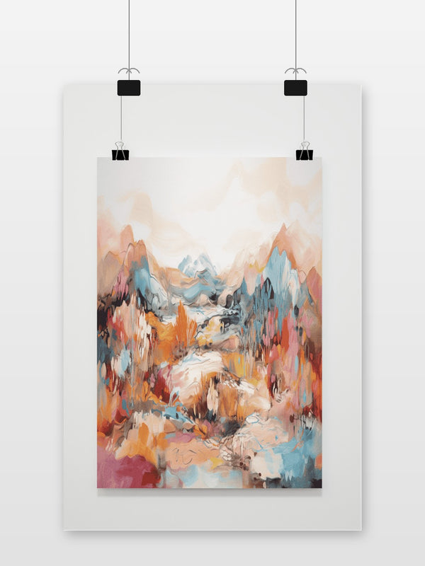 Kleurrijk Landschap poster