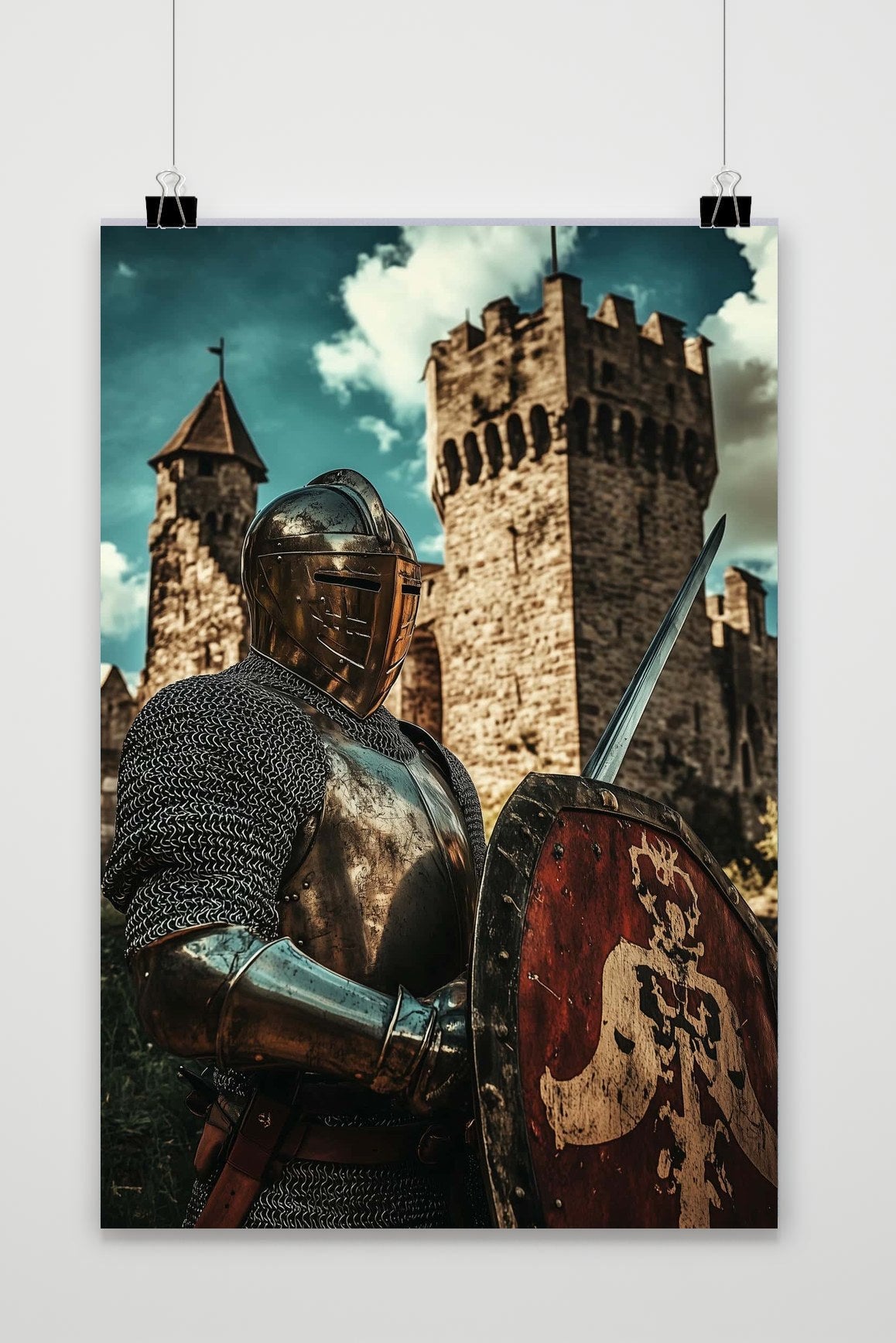 Affiche Knight Castle de 25 Artstreet