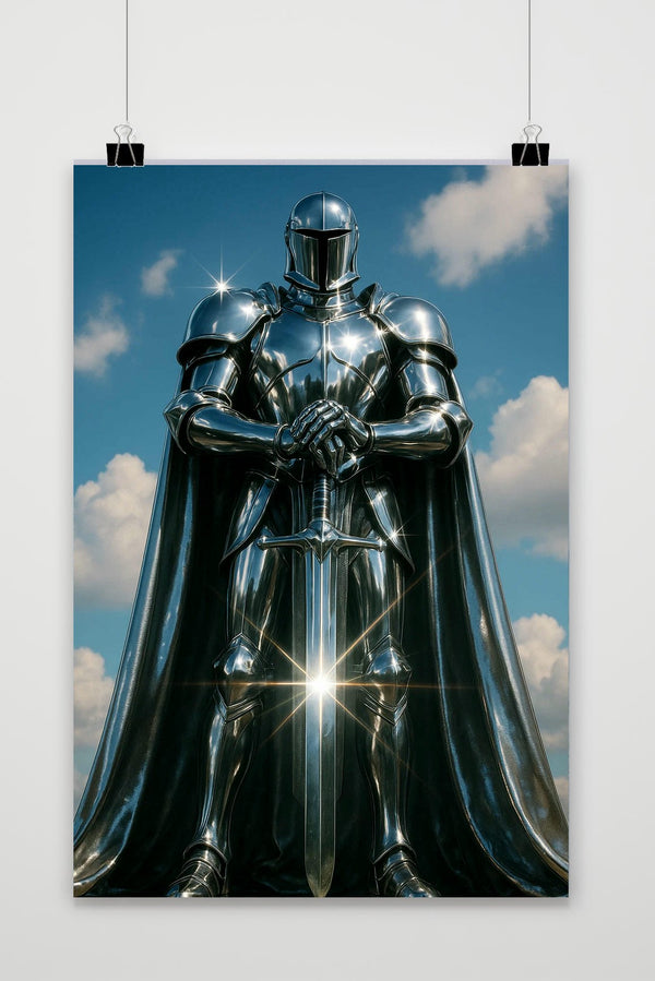 Póster Knight Silver Armor