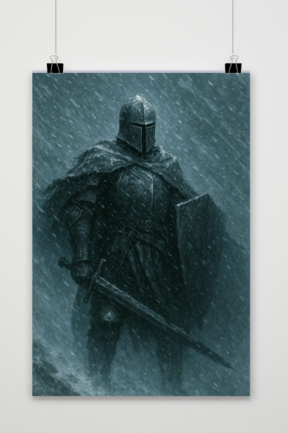 Póster Knight Snow de 25 Artstreet