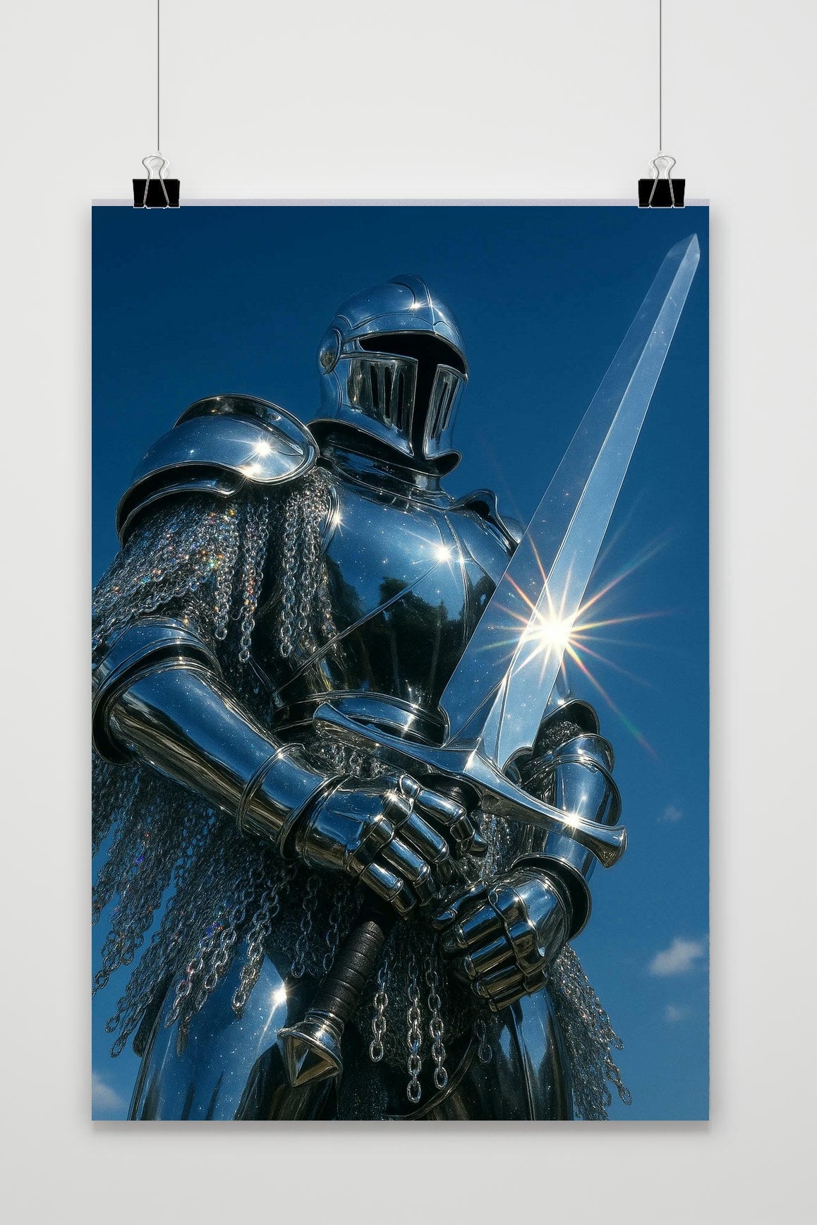 Affiche Knight Sword de 25 Artstreet