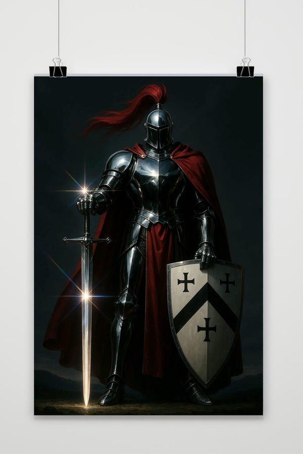 Knight Sword Shield poster