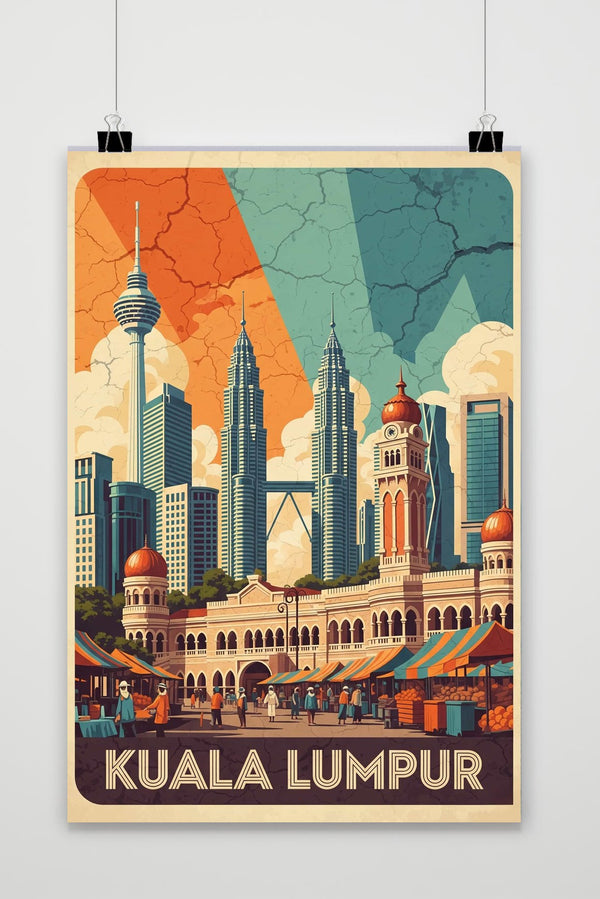 Póster Kuala Lumpur Malaysia
