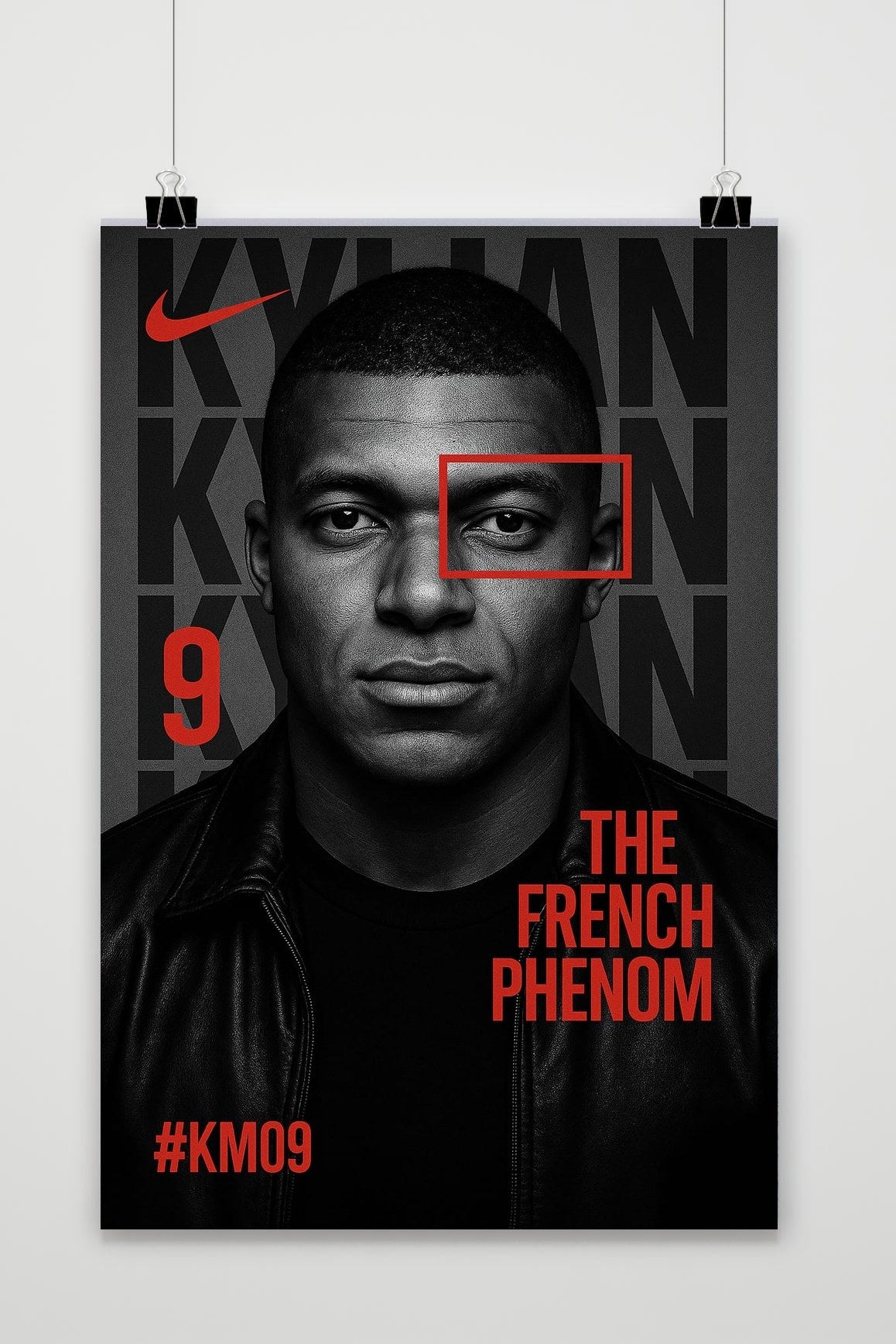 Kylian Mbappé The French Phenom poster van 25 Artstreet