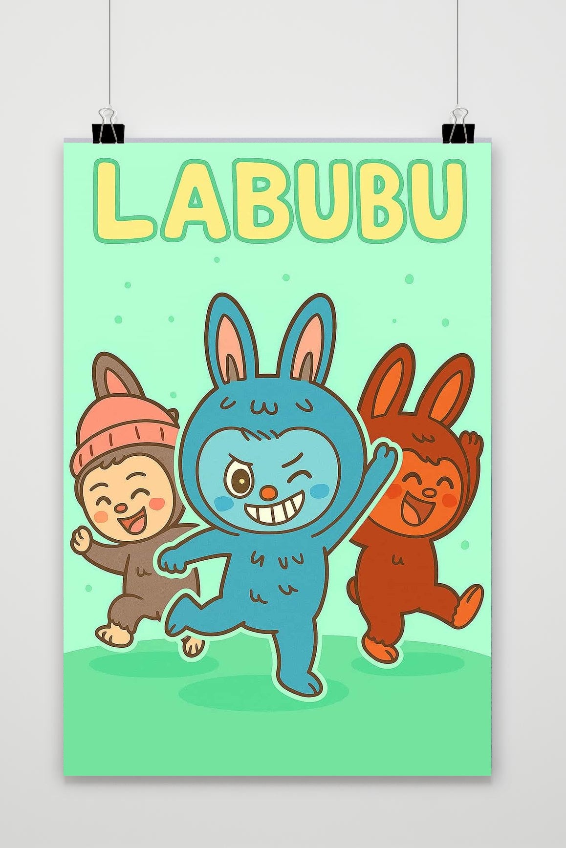 Affiche Labubu Cartoon de 25 Artstreet