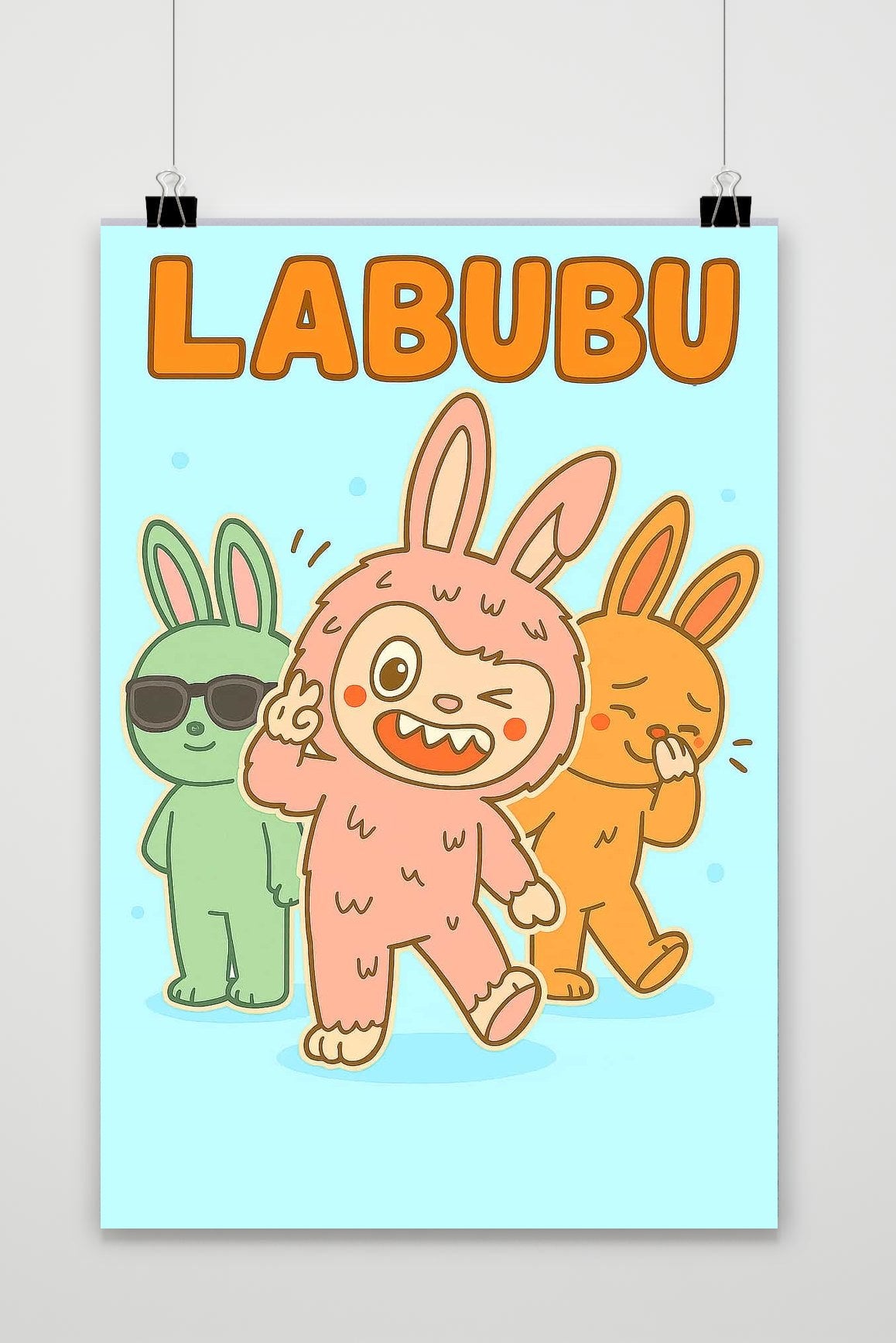 Póster Labubu Cartoon de 25 Artstreet