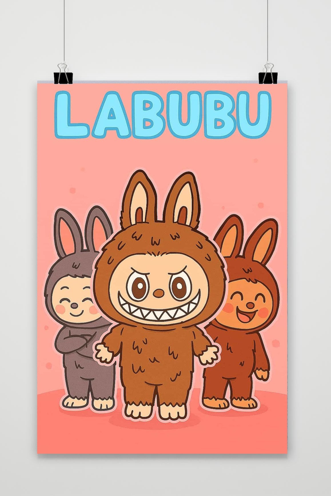 Affiche Labubu Cartoon Potrait de 25 Artstreet