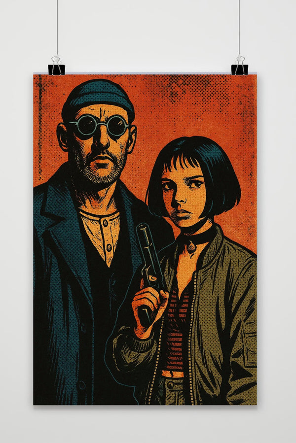 Leon The Professional Cartoon poster