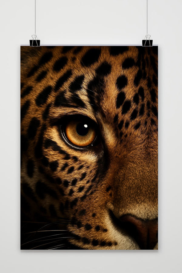 Leopard Close-up poster