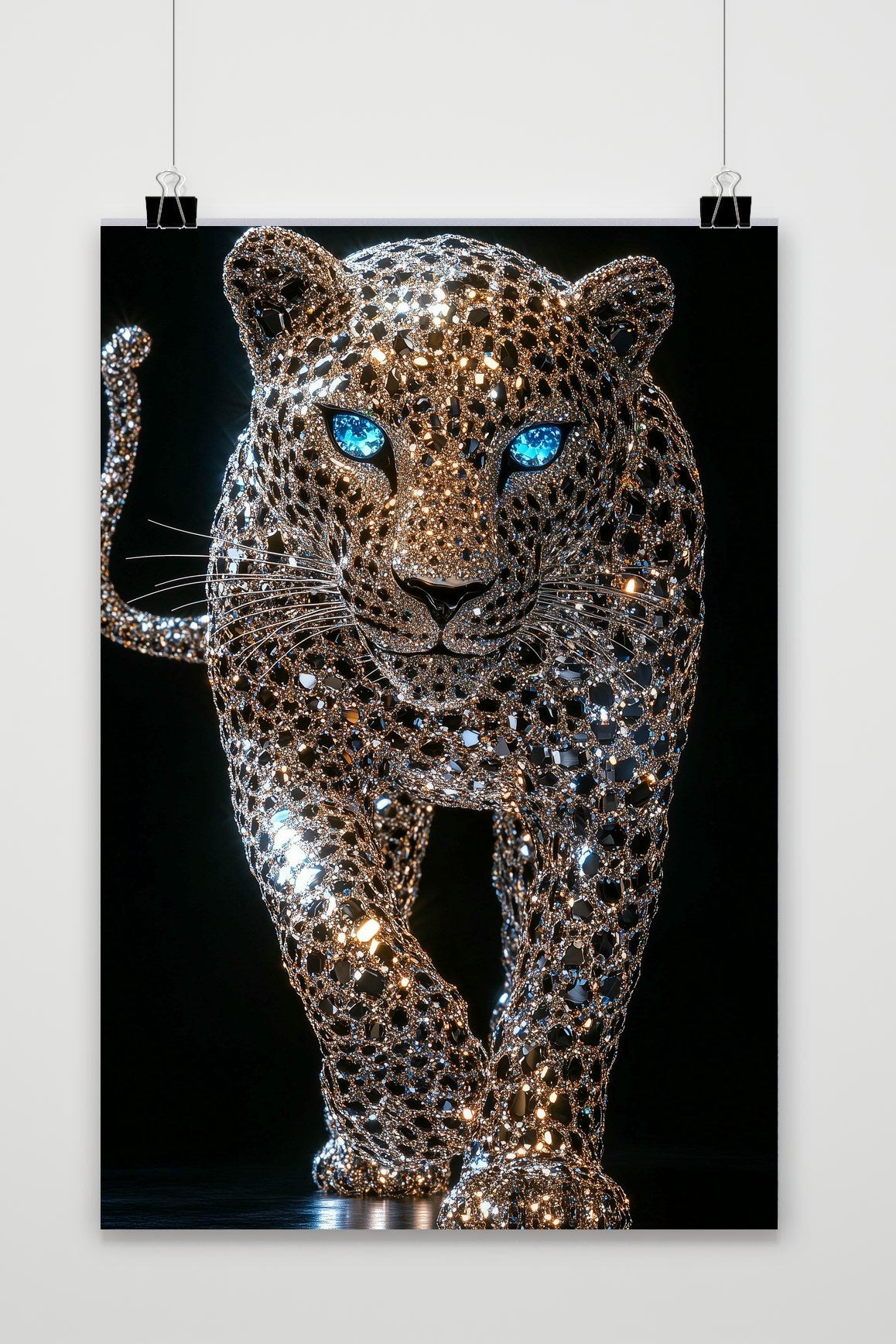 Affiche Leopard Crystal de 25 Artstreet