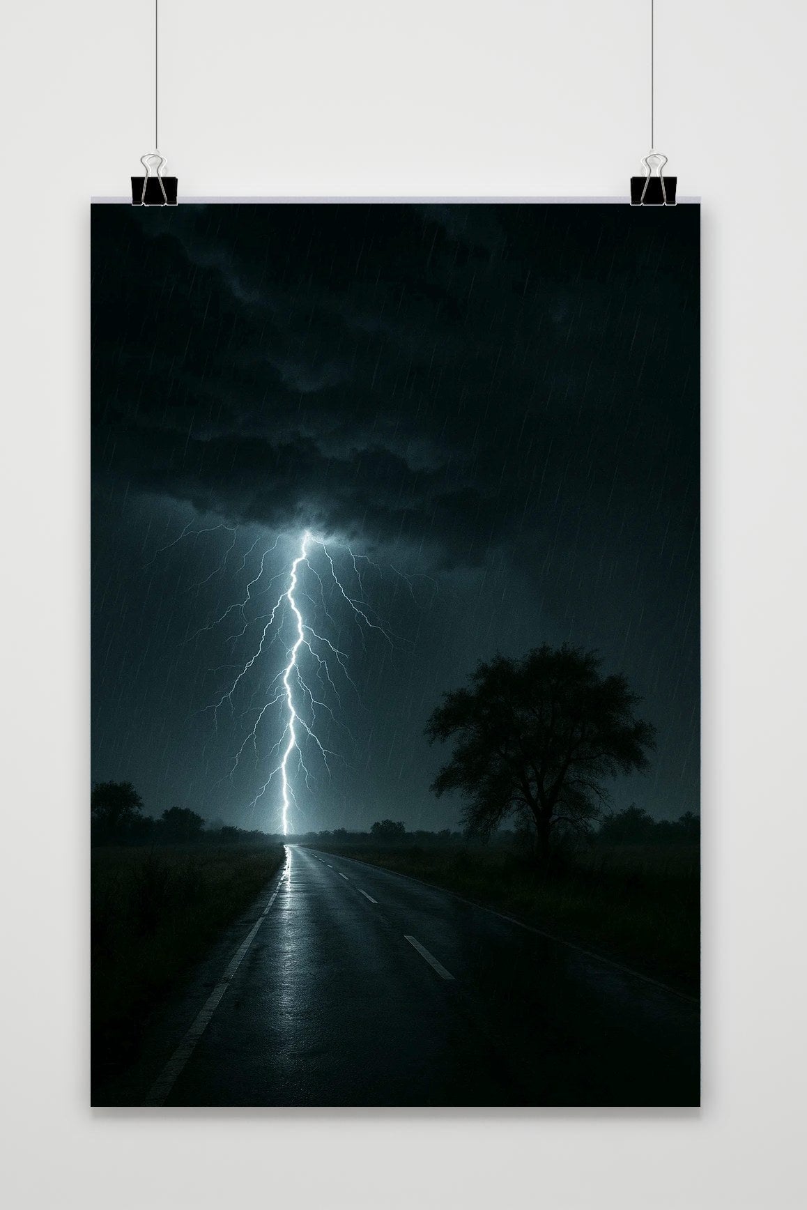Affiche Lightning de 25 Artstreet