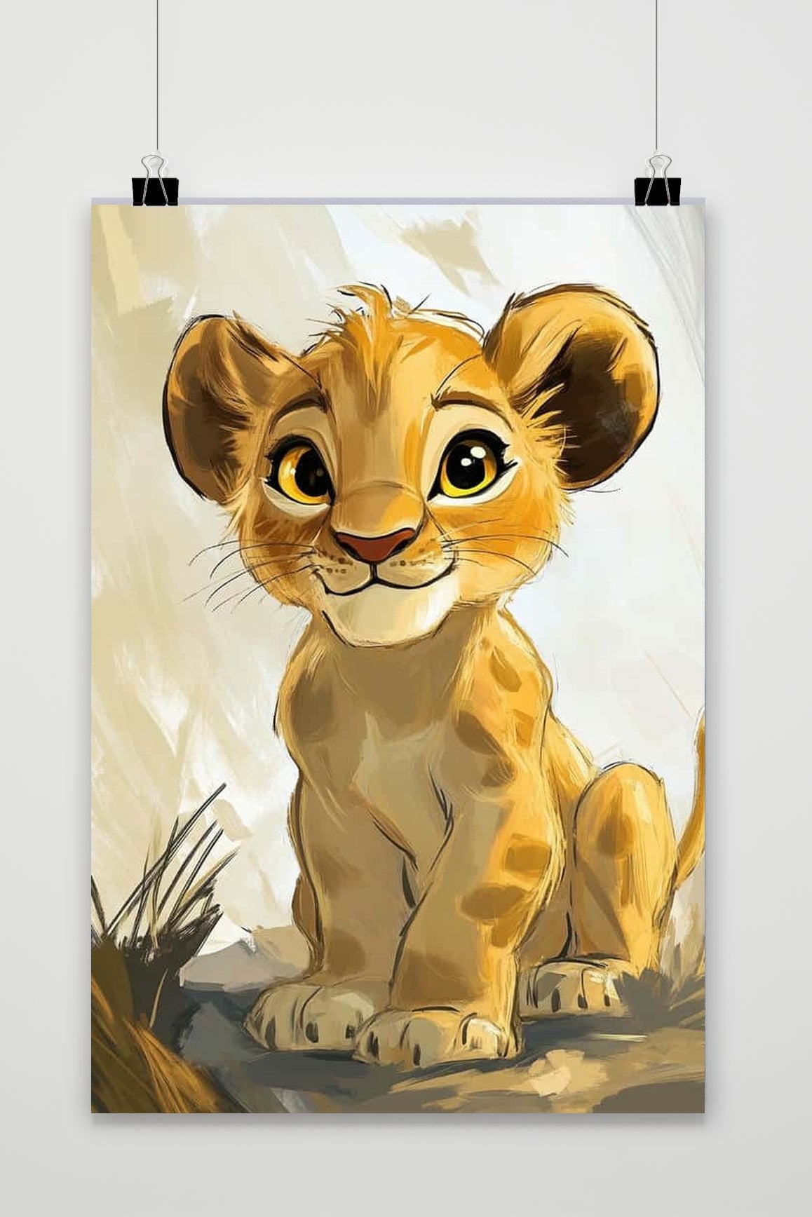 Affiche Liobn Cub Cartoon de 25 Artstreet