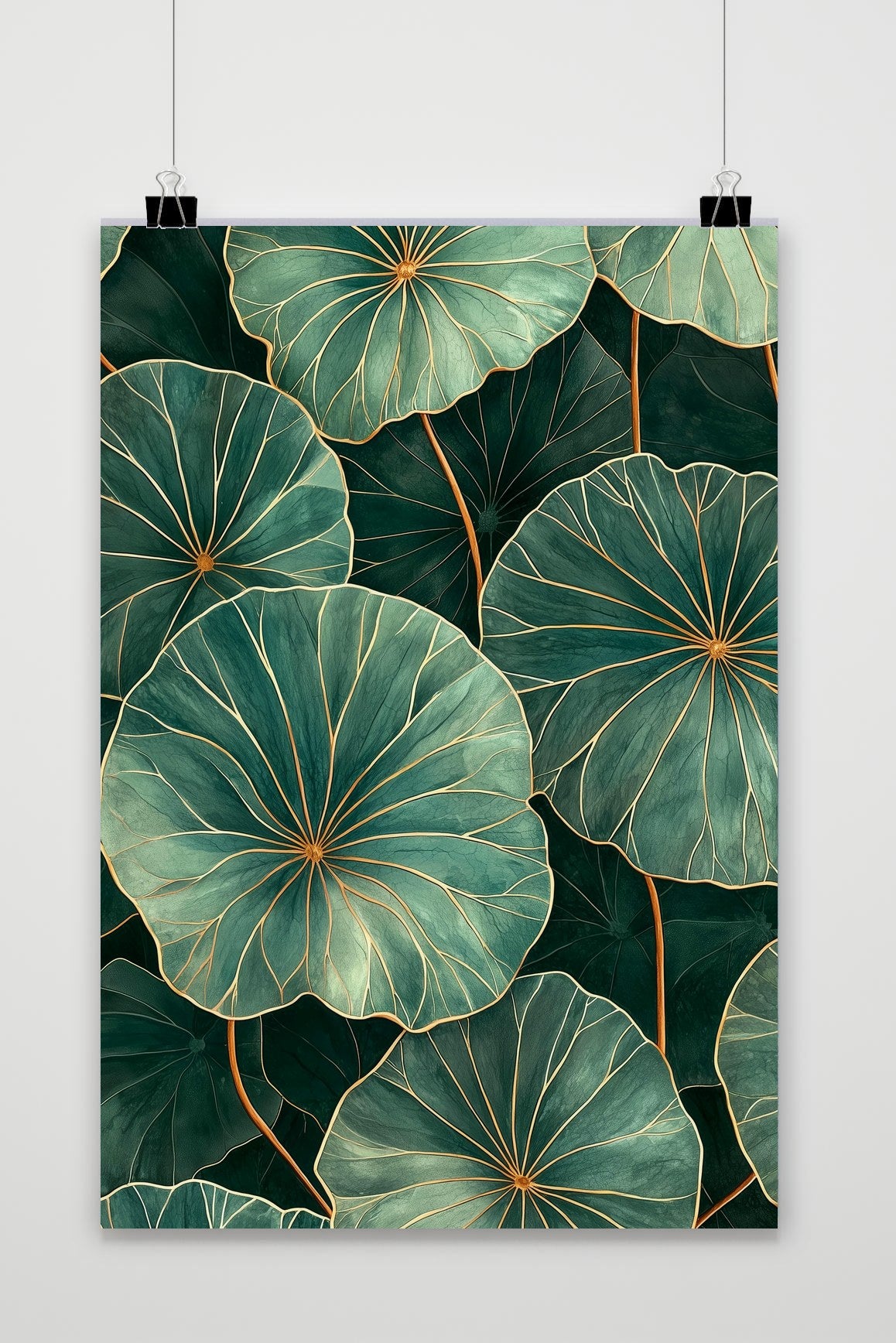 Affiche Lotus Leaves de 25 Artstreet