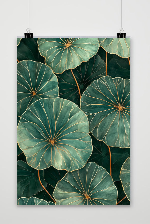 Affiche Lotus Leaves