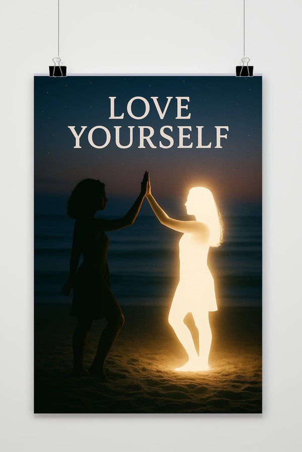 Affiche Love Yourself Quote