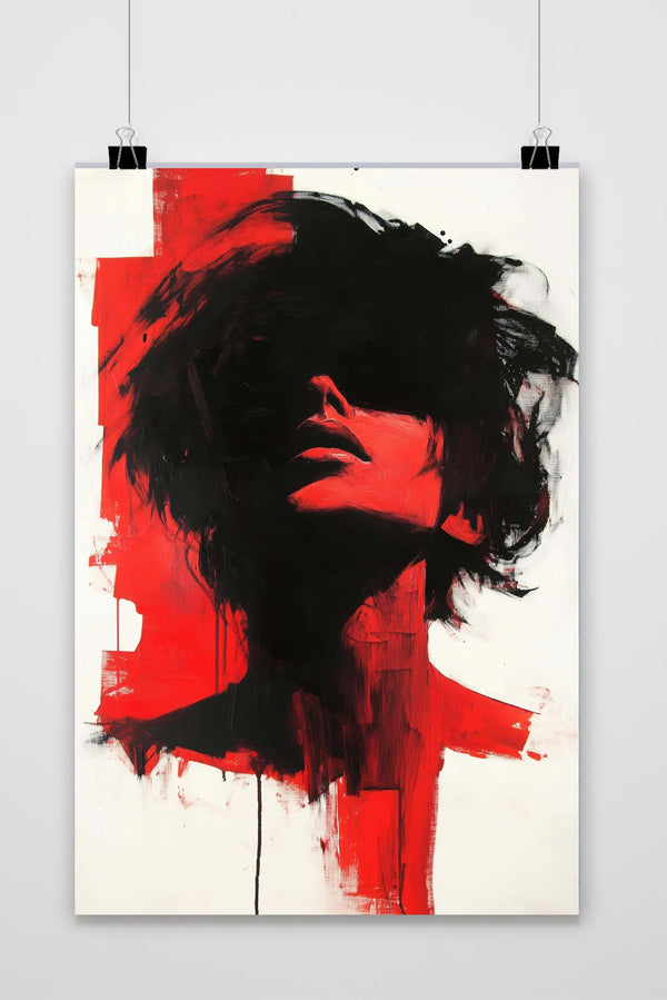 Man Aquarel Poster