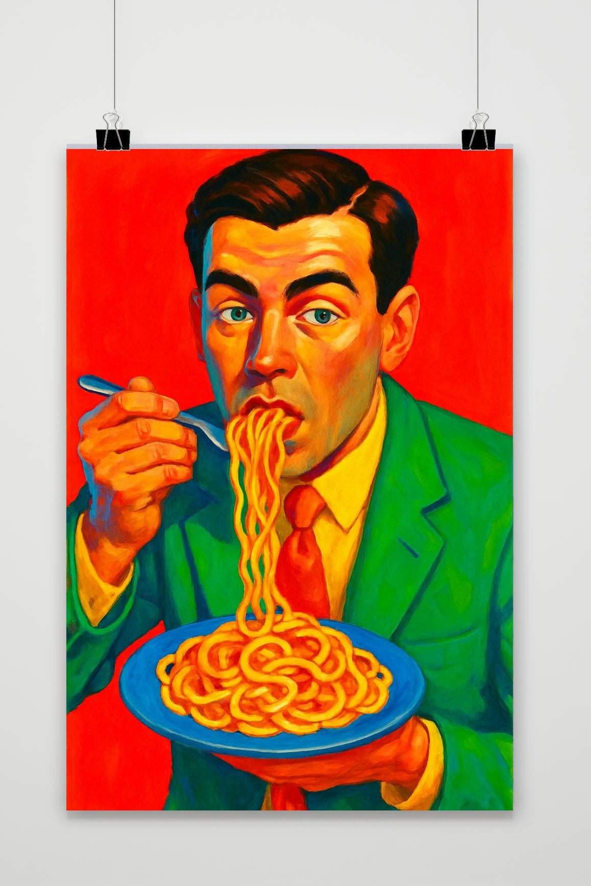 Affiche Man Noodles de 25 Artstreet