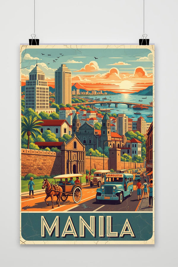 Póster Manila Philippines