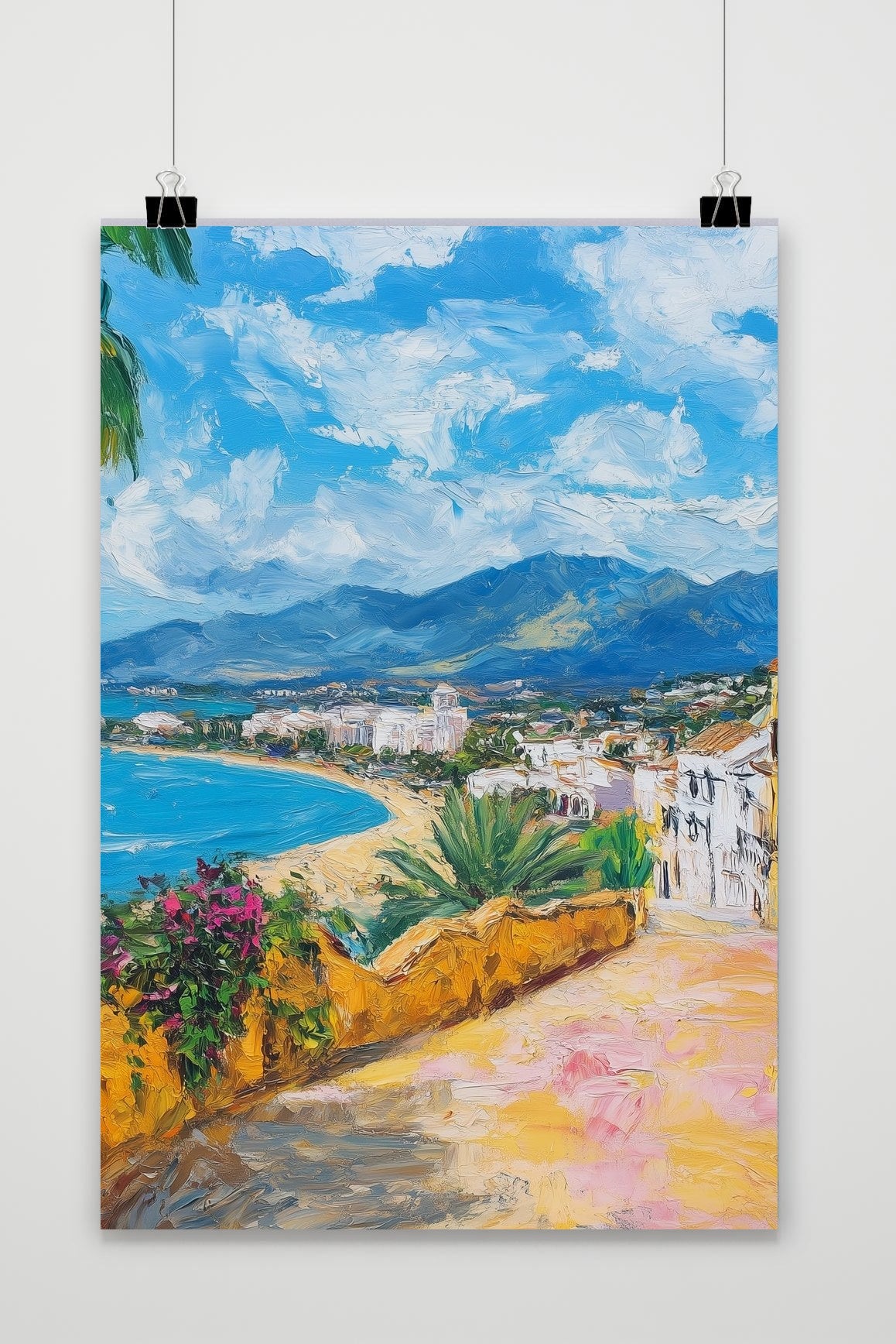 Marbella Günther Förg Inspired poster van 25 Artstreet