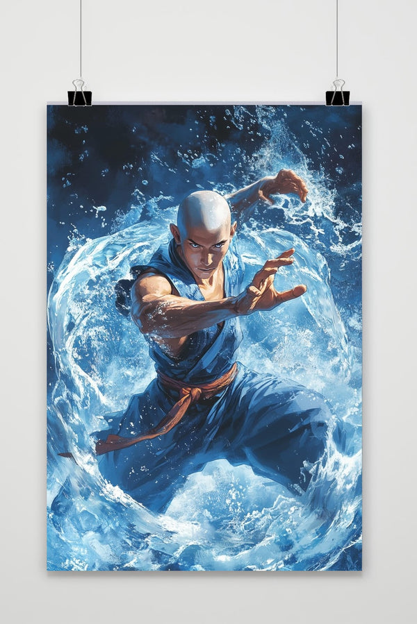 Martial Arts Water Poster