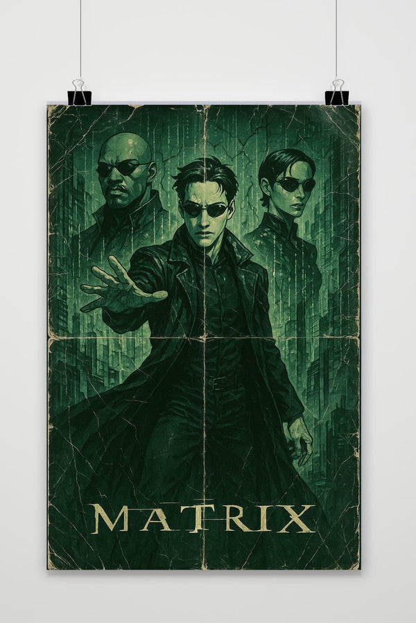 Affiche Matrix Cartoon