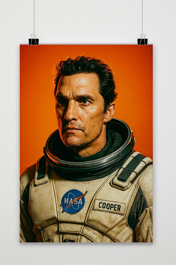 Matthew McConaughey Interstellar Poster