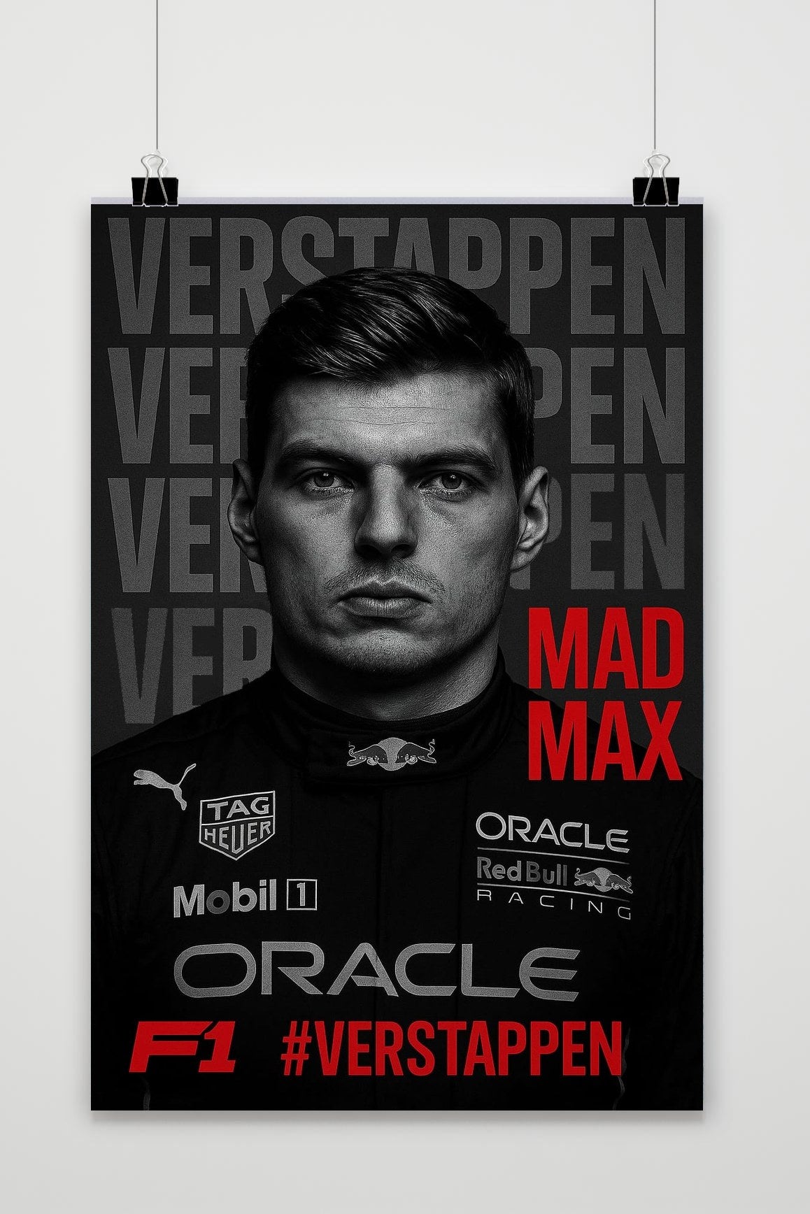 Affiche Max Verstappen Mad Max de 25 Artstreet