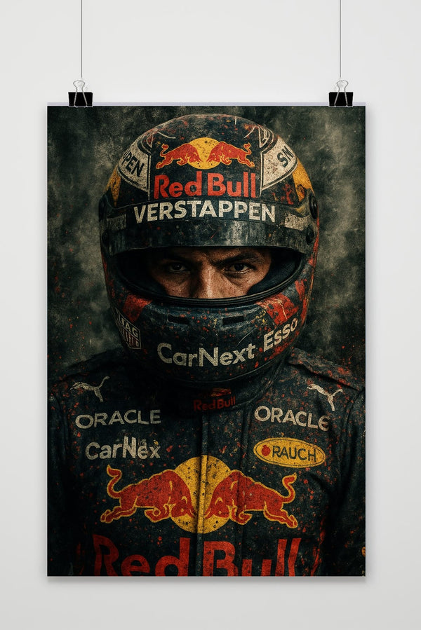 Affiche Max Verstappen Red Bull